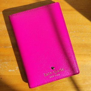 Kate spade hot pink passport holder